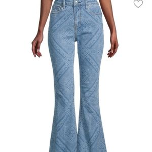 DRIFTWOOD Farrah Bandana Flare Jeans